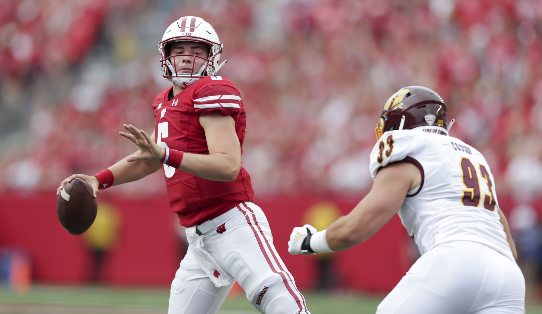 Graham Mertz vs. Central Michigan